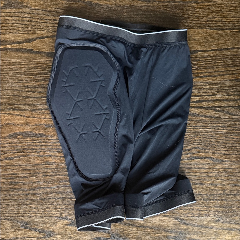 Kids Black Padded Sports/ski Shorts